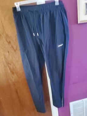 Men's Black Legends Joggers with Drawstring Waist. Legends Blue Shorts Included.
